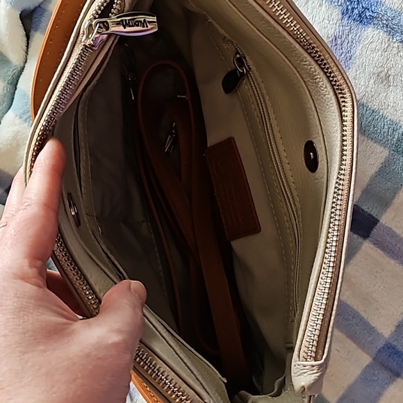 Valentina convertible hobo crossbody bag light grey - Picture 4 of 7